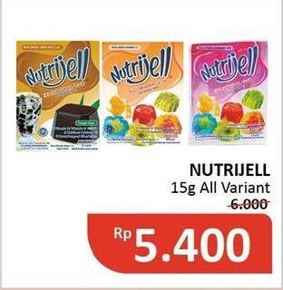 Promo Harga NUTRIJELL Jelly Powder All Variants 15 gr - Alfamidi