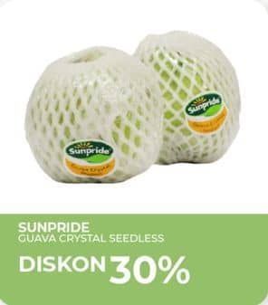 Promo Harga Sunpride Guava Crystal Seedless per 100 gr - Yogya