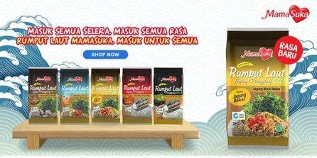 Promo Harga MAMASUKA Rumput Laut Panggang  - Shopee