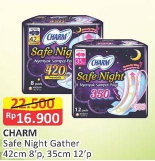 Promo Harga Charm Safe Night Gathers 42cm 8 pcs - Alfamart