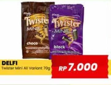 Promo Harga Delfi Twister Minis All Variants 80 gr - Yogya