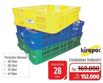 Promo Harga KIRAPAC Container Industri  - Lotte Grosir