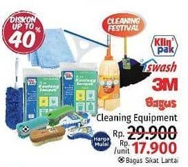 Promo Harga BAGUS/3M/SWASH/KLIN PAK Cleaning Equipment  - LotteMart