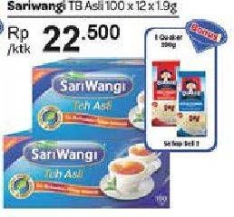 Promo Harga Sariwangi Teh Asli per 12 pcs 190 gr - Carrefour