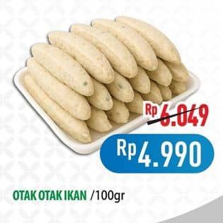 Promo Harga Otak Otak Ikan Curah per 100 gr - Hypermart