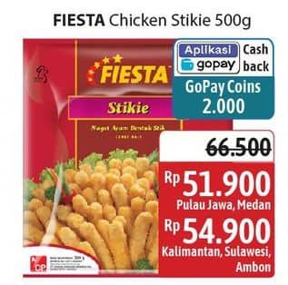 Promo Harga Fiesta Naget Stikie 500 gr - Alfamidi