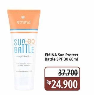 Promo Harga Emina Sun Battle SPF 30+ PA+++ 60 ml - Alfamidi