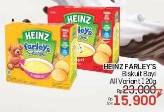 Promo Harga Heinz Baby Breakfast All Variants 120 gr - LotteMart