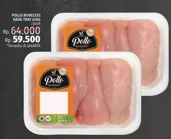 Promo Harga POLLO Dada Ayam Boneless 625 gr - LotteMart