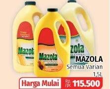 Promo Harga MAZOLA Oil All Variants 1500 ml - Lotte Grosir