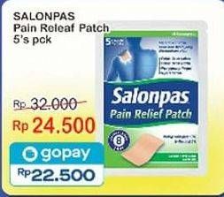 Promo Harga Salonpas Pain Relief Patch 5 pcs - Indomaret