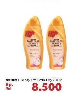 Promo Harga NATURAL HONEY Pure Honey Lotion 200 ml - Carrefour