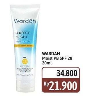 Promo Harga Wardah Perfect Bright Moisturizer SPF28 20 ml - Alfamidi