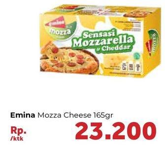 Promo Harga EMINA Cheddar Cheese Mozza 165 gr - Carrefour