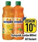 Promo Harga Sunquick Minuman Sari Buah All Variants 840 ml - Hypermart