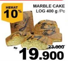 Promo Harga Marble Cake Log 400 gr - Giant