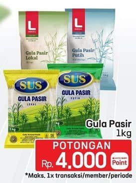Promo Harga Choice L/SUS Gula Pasir  - LotteMart