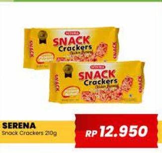 Promo Harga Serena Snack Crackers Rasa Ayam 210 gr - Yogya