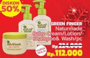 GREEN FINGER Naturmade Baby Cream/Baby Lotion/Shampoo & Wash