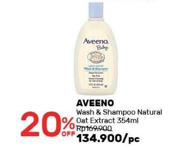 Promo Harga AVEENO Baby Wash & Shampoo  - Guardian