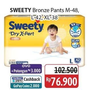 Promo Harga Sweety Bronze Pants Dry X-Pert M48, L42, XL38 38 pcs - Alfamidi