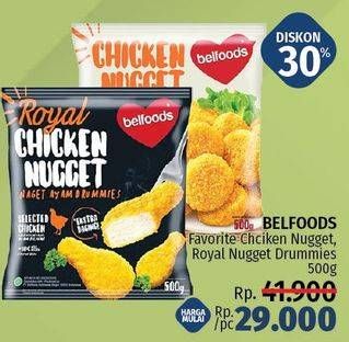 BELFOODS Chicken Nugget / Royal Nugget Drummies 500gr