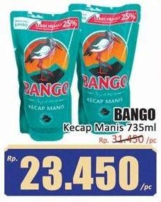 Promo Harga BANGO Kecap Manis 735 ml - Hari Hari