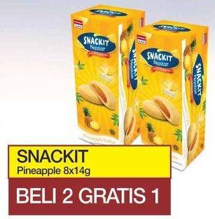 Promo Harga KINO Snackit Nastar Pineapple Cake per 8 pcs 14 gr - Yogya