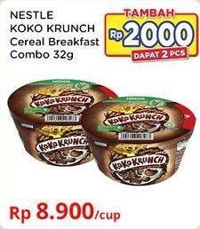 Promo Harga NESTLE KOKO KRUNCH Cereal Breakfast Combo Pack Reguler 32 gr - Indomaret