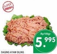 Promo Harga Daging Giling Ayam per 100 gr - Superindo