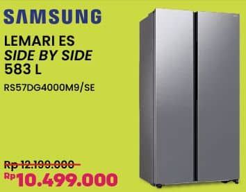 Promo Harga Samsung RS57DG4000M9 Kulkas Side by Side 583L   - COURTS