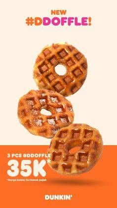 Promo Harga Dunkin Ddoffle  - Dunkin Donuts