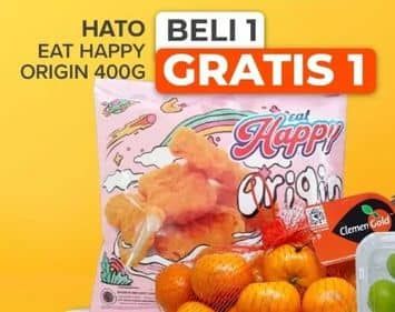 Promo Harga Eat Happy Chicken Nugget Origin 400 gr - Yogya