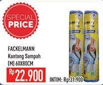 Promo Harga FACKELMANN Kantong Sampah 60 X 80 Cm  - Hypermart