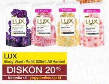 Promo Harga LUX Botanicals Body Wash All Variants 825 ml - Yogya