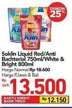 Promo Harga So Klin Liquid Detergent Red/Anti Backterial/White & Bright  - Carrefour