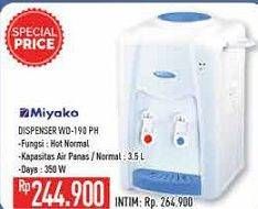 Promo Harga MIYAKO WD-190 PH | Water Dispenser 3500 ml - Hypermart