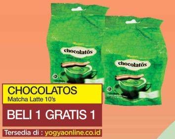 Promo Harga Chocolatos Chocolate Bubuk Matcha per 10 sachet 26 gr - Yogya