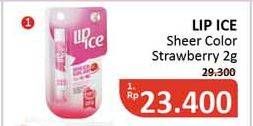 Promo Harga LIP ICE Sheer Color Strawberry 2 gr - Alfamidi