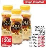Promo Harga Golda Coffee Drink Dolce Latte 200 ml - LotteMart