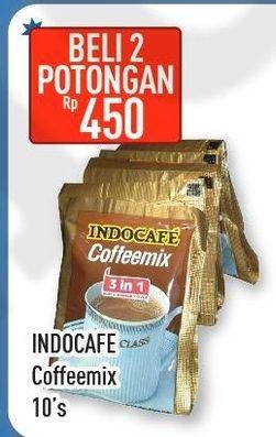 Promo Harga Indocafe Coffeemix per 2 pouch 10 pcs - Hypermart