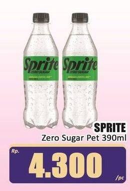 Promo Harga Sprite Minuman Soda Zero Sugar 390 ml - Hari Hari