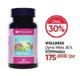 Promo Harga Wellness Dyno Vites 30 pcs - Guardian