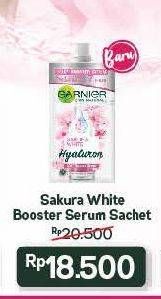 Promo Harga Garnier Booster Serum Sakura White Hyaluron 7 ml - Alfamart