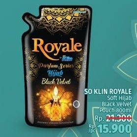 Promo Harga SO KLIN Royale Parfum Collection Black Velvet 800 ml - LotteMart