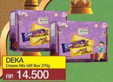 Promo Harga Dua Kelinci Deka Crepes Mix Gift Box 270 gr - Yogya