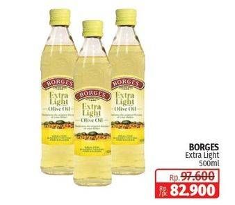 Promo Harga Borges Olive Oil Extra Light 500 ml - Lotte Grosir
