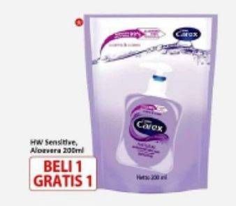 Promo Harga CAREX Hand Wash Sensitive, Aloe Vera  - Alfamart