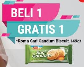 Promo Harga ROMA Sari Gandum 149 gr - TIP TOP