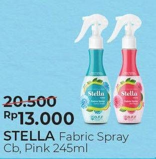 Promo Harga STELLA Fabric Spray Pink Peony, Cotton Bloom 245 ml - Alfamart